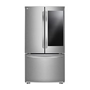 LG Refrigeradora French Door 696L (Net) / 875L (Gross) InstaView DoorCooling™, Platinum Silver, font view, VF29BVP, thumbnail 1