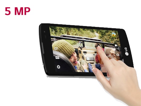 <span>Cámara de 5MP</span> con modo toca y dispara