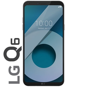 LG Q6 con pantalla FullVision Full HD+ de 5'5", cámara frontal de 13MP con gran angular de 100º y procesador Octa-Core de 1.4GHz, Ice Platinum1