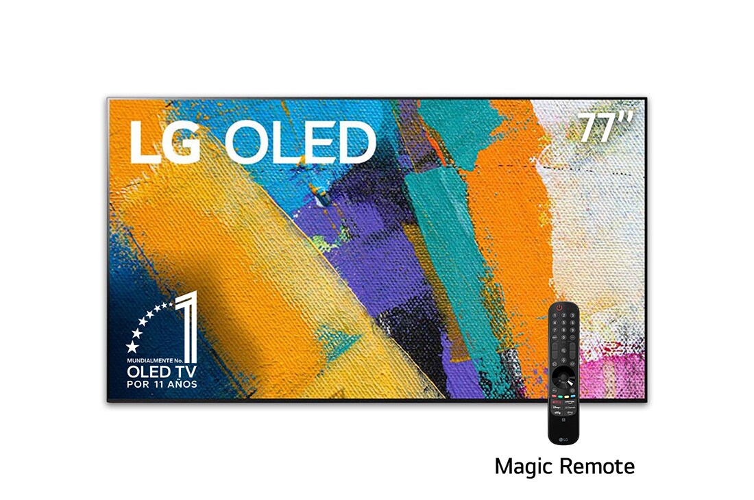 LG OLED TV 77'' 4K | Pixeles con Auto- Iluminación | UHD 4K SMART TV | Ultra HD | Procesador α9 Gen 3 | AI ThinQ™ | Dolby Vision- Atmos, OLED77GXPSA