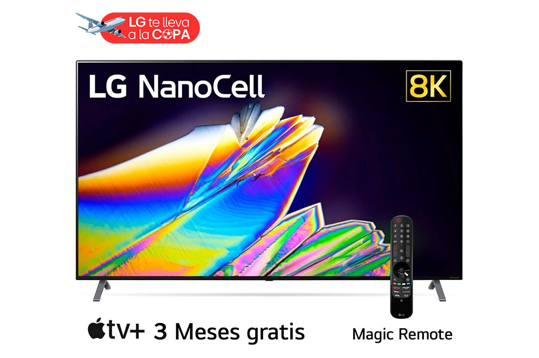 LG TV 75'' 8K | NanoCell TV | SMART TV | Colores Puros en 8K Real | Procesador AI α9 Gen 3 | ThinQ™ AI | Dolby Vision - Atmos | Entretenimiento sin limites , vista frontal con imagen de relleno del LG NanoCell TV AI ThinQ 8k 75NANO95sna | LG Ecuador, 75NANO95SNA