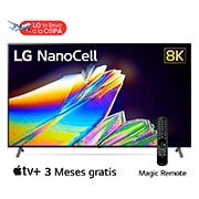 LG TV 75'' 8K | NanoCell TV | SMART TV | Colores Puros en 8K Real | Procesador AI α9 Gen 3 | ThinQ™ AI | Dolby Vision - Atmos | Entretenimiento sin limites , vista frontal con imagen de relleno del LG NanoCell TV AI ThinQ 8k 75NANO95sna | LG Ecuador, 75NANO95SNA, thumbnail 1