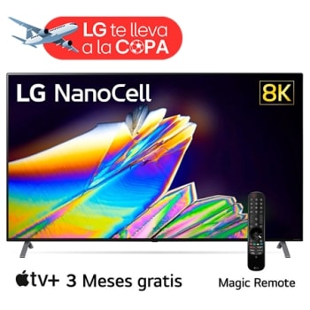 vista frontal con imagen de relleno del LG NanoCell TV AI ThinQ 8k 75NANO95sna | LG Ecuador1