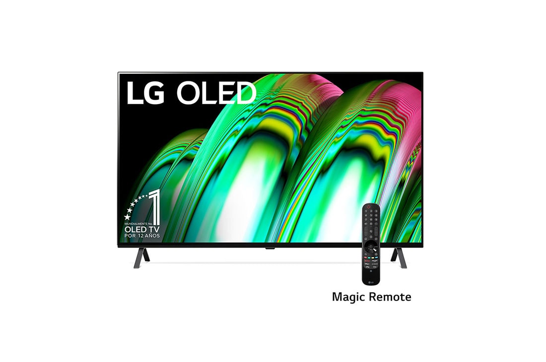 LG OLED 55'' A2 Smart TV con ThinQ AI (Inteligencia Artificial), Vista frontal , OLED55A2PSA