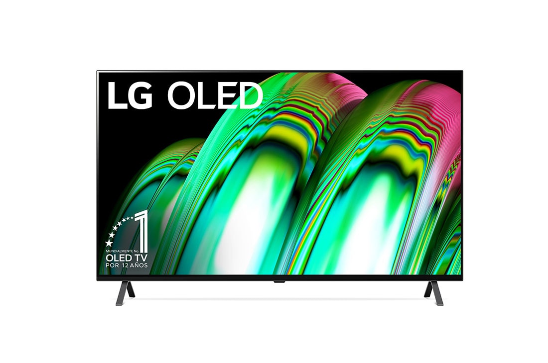 LG OLED 48'' A2 Smart TV con ThinQ AI (Inteligencia Artificial), front view, OLED48A2PSA, thumbnail 2