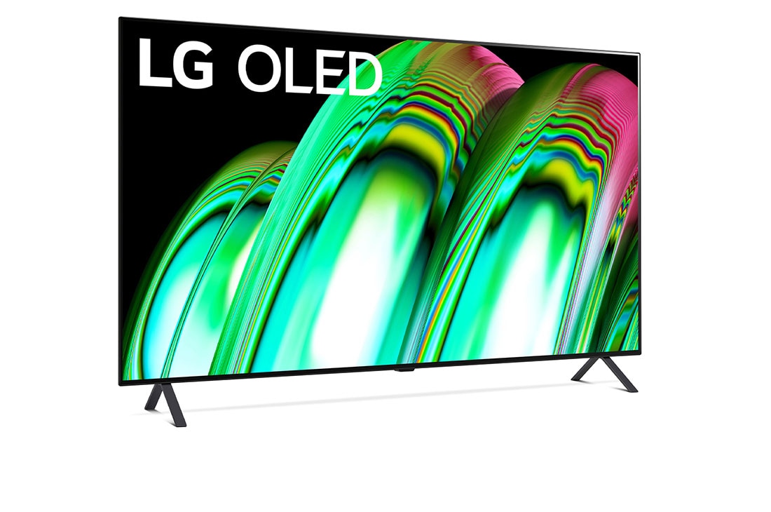 LG OLED 48'' A2 Smart TV con ThinQ AI (Inteligencia Artificial), Vista lateral de las dimensiones delgadas , OLED48A2PSA, thumbnail 5