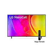 LG NanoCell TV 75'' NANO80 4K UHD SMART TV con ThinQ AI (Inteligencia Artificial), Procesador Inteligente α5 gen5, Vista frontal del televisor LG NanoCell, 75NANO80SQA, thumbnail 1