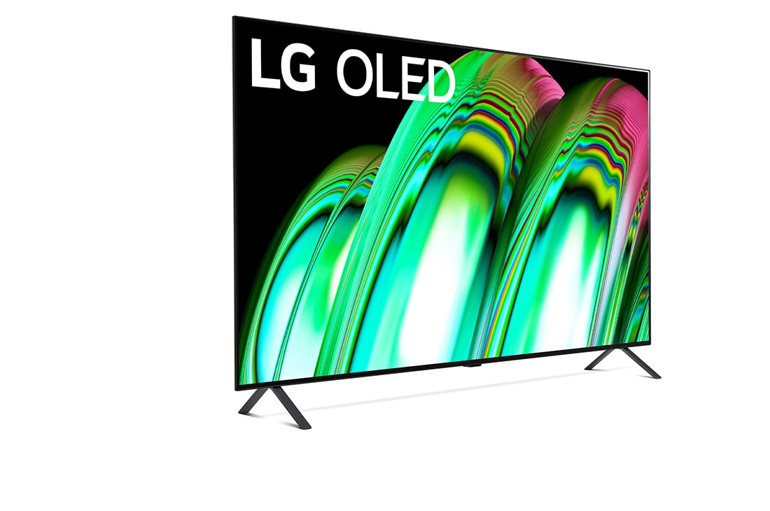 LG Pantalla LG OLED 65'' A2 4K Smart TV con ThinQ AI, Vista de la pantalla entera, OLED65A2PSA, thumbnail 4