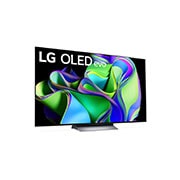 LG Pantalla LG OLED 48'' C3 4K SMART TV con ThinQ AI, Vista lateral ligeramente en ángulo hacia la derecha., OLED48C3PSA, thumbnail 5