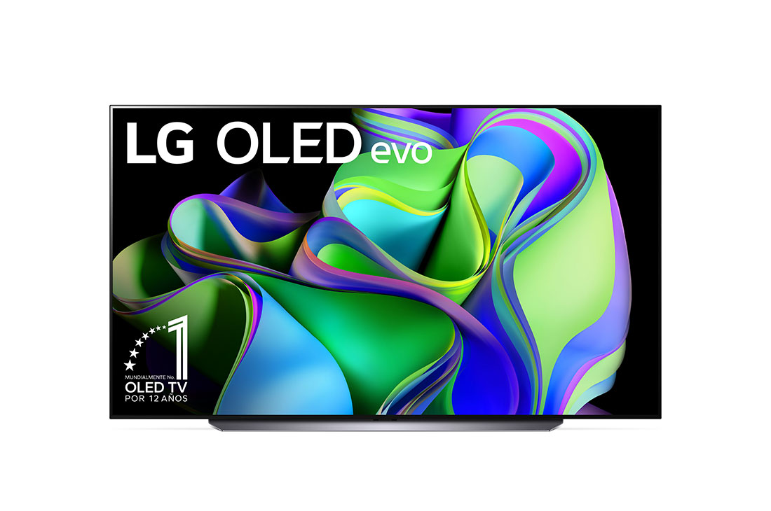LG Pantalla LG OLED evo 83'' C3 4K SMART TV con ThinQ AI, front view, OLED83C3PSA, thumbnail 2