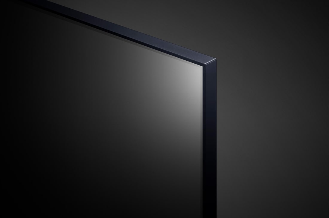 LG Pantalla LG NanoCell 43'' NANO77 4K SMART TV con ThinQ AI, vista de primer plano del panel, 43NANO77SRA, thumbnail 7