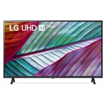 Vista frontal del televisor LG UHD1