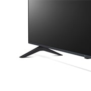LG Pantalla LG UHD 55'' UR78 4K SMART TV con ThinQ AI, vista de primer plano del poste, 55UR7800PSB, thumbnail 6