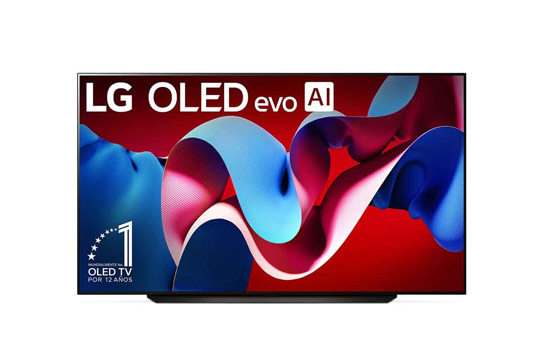 LG 83 pulgadas LG OLED evo AI C4 4K Smart TV 2024, front view, OLED83C4PSA, thumbnail 2