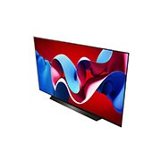 LG 83 pulgadas LG OLED evo AI C4 4K Smart TV 2024, Vista en ángulo desde arriba., OLED83C4PSA, thumbnail 10