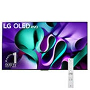 LG Televisor LG SIGNATURE OLED M4 de 97 pulgadas con transmisión de video y audio en 4K a 120 Hz , front view, OLED97M4PSA, thumbnail 1