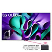 LG Televisor LG SIGNATURE OLED M4 de 97 pulgadas con transmisión de video y audio en 4K a 120 Hz , front view, OLED97M4PSA, thumbnail 2