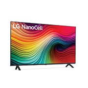 LG 50 Pulgadas LG NANO80 AI 4K Smart TV 2024, Slightly-angled left-facing side view of LG NanoCell TV, NANO80, 50NANO80TSA, thumbnail 3