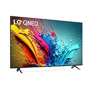 LG 75 Pulgadas LG QNED85 AI 4K Smart TV 2024, Visão lateral ligeiramente inclinada para a esquerda da QNED, 75QNED85TSA, thumbnail 8