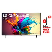 LG 65'' LG QNED MiniLED AI QNED90 4K Smart TV 2024, qned-qned90-65-a-DZ-01, 65QNED90TSA, thumbnail 1