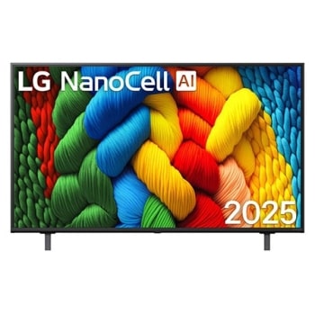 Vista de frente de la NanoCell TV,1