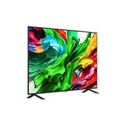 LG 75 pulgadas LG QNED evo AI QNED85 4K Smart TV 2025, Vista lateral ligeramente inclinada hacia la derecha del TV LG QNED evo QNED85, 75QNED85ASG, thumbnail 2
