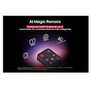 LG 77 pulgadas LG OLED evo AI G5 4K Smart TV 2025, LG AI Magic Remote with the AI button highlighted. Around it are the different functionalities that a user can access from the button. AI Voice ID, AI Search, AI Chatbot, AI Concierge, AI Picture Wiza, OLED77G5PSA, thumbnail 11