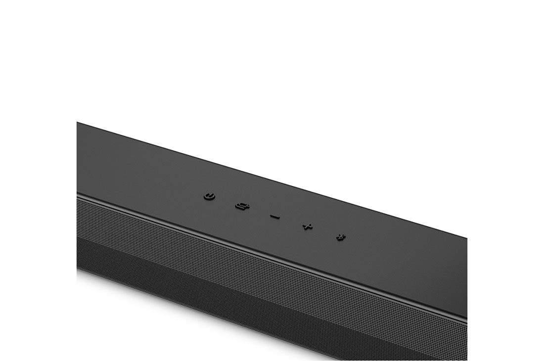 LG Barra de sonido LG S40T 300W 2.1 canales AI Sound Pro WOW Interface Dolby Digital , Top angled view of the center of LG Soundbar S40T, S40T, thumbnail 5