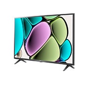 LG Pantalla LG AI SMART TV 43 pulgadas webOS SMART TV 2024 con ThinQ AI 43LR67PSA, Slightly-angled left-facing side view of LG FHD TV, LR67, 43LR6700PSA, thumbnail 3