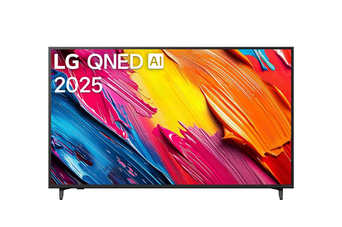 LG 50'' LG QNED AI 4K Smart TV colores más reales – Incluye Magic Remote AI, Front View, 50QNED70ASA