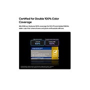 LG 75&nbsp;Inch LG Mini RGB evo AI MRGB85 4K Smart TV&nbsp;2026, LG Mini RGB evo AI MRGB85, con RGB Primary Color Pro, ofrece una cobertura de color del 100 % de DCI-P3 y Adobe RGB, certificado por Intertek., 75MRGB85BSC, thumbnail 3