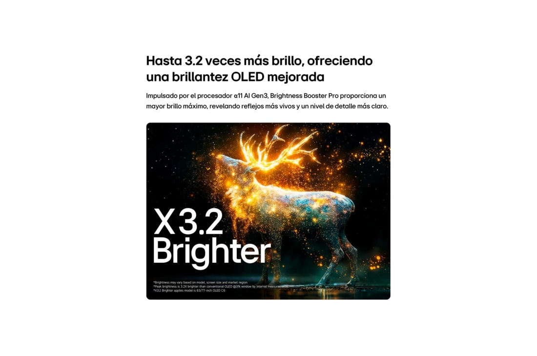 LG 83'' LG OLED evo AI C6 4K Smart TV 2026, 83" LG OLED evo AI C6 4K Smart TV 2026, OLED83C6PSA, thumbnail 5