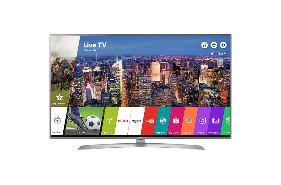 LG  TV 60'' | Ultra HD LED  | Procesador Quard Core | ThinQ™ AI | 4K  HDR Activo | Verdadera Precisión del Color, 60UJ6580