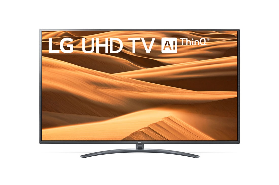 LG  TV 65'' | Ultra HD LED | Procesador Quad Core | ThinQ™ AI | 4K  HDR Activo | Verdadera Precisión del Color | Sonido Ultra Envolvente, Imagen frontal del LG UHD 4K TV AI ThinQ 65UM7470PSA | LG Ecuador, 65UM7470PSA