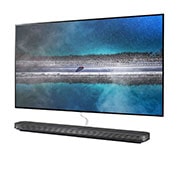LG  OLED TV 65'' | Procesador α9 Gen 2 | ThinQ™ AI | Diseno Super Delgado | Resolución tipo Cine 4K HDR / HFR | Sonido Frontal, LG SIGNATURE OLED TV W9 - 4K HDR Smart TV w/ AI ThinQ® - 65'' Class (64.5'' Diag), -15 degree side view, OLED65W9PUA, thumbnail 3, OLED65W9PSA, thumbnail 3