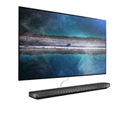 LG  OLED TV 65'' | Procesador α9 Gen 2 | ThinQ™ AI | Diseno Super Delgado | Resolución tipo Cine 4K HDR / HFR | Sonido Frontal, LG SIGNATURE OLED TV W9 - 4K HDR Smart TV w/ AI ThinQ® - 65'' Class (64.5'' Diag), 30 degree side view, OLED65W9PUA, thumbnail 7, OLED65W9PSA, thumbnail 7