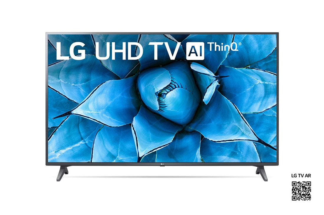 LG TV 60'' | Ultra HD LED  | Procesador Quad Core   | AI ThinQ™ | Experiencia de cine | Entretenimiento sin limites, Vista Frontal del LG UHD 4k TV AI ThinQ 60UN7310PSA | LG Ecuador, 60UN7310PSA