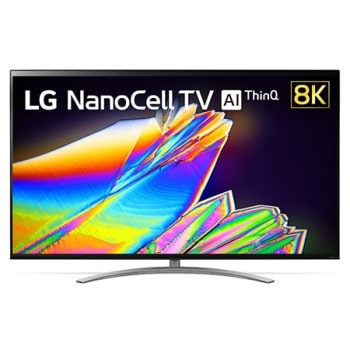 vista frontal con imagen de relleno del LG NanoCell TV AI ThinQ 8k 65NANO96sna | LG Ecuador1