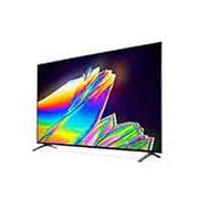 LG TV 75'' 8K | NanoCell TV | SMART TV | Colores Puros en 8K Real | Procesador AI α9 Gen 3 | ThinQ™ AI | Dolby Vision - Atmos | Entretenimiento sin limites , 60 degree side view with infill image, 75NANO95SNA, thumbnail 3
