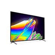 LG TV 75'' 8K | NanoCell TV | SMART TV | Colores Puros en 8K Real | Procesador AI α9 Gen 3 | ThinQ™ AI | Dolby Vision - Atmos | Entretenimiento sin limites , 60 degree side view with infill image, 75NANO95SNA, thumbnail 5