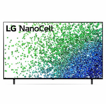 Vista frontal del televisor LG NanoCell1