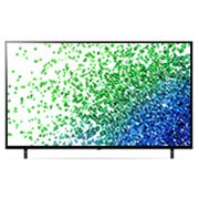 LG TV 55'' | NanoCell TV | Ultra HD | UHD 4K SMART TV | Colores Puros en 4K Real | Procesador Quad Core 4K | ThinQ™ AI | Experiencia de cine | Entretenimiento sin limites, vista frontal con imagen de relleno, 55NANO80SPA, thumbnail 2