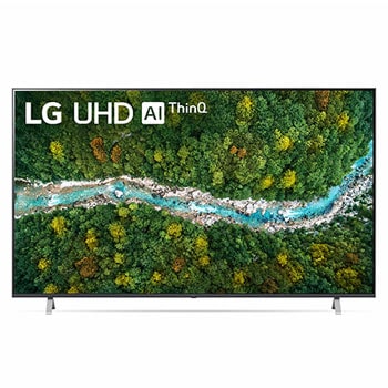 Vista frontal del televisor LG UHD1