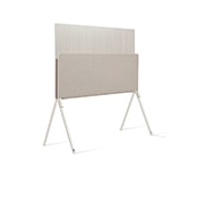 LG OLED | Objet Collection Posé con webOS y AI ThinQ, Posé visto desde atrás en un ángulo de 45 grados con el estante multimedia, 55LX1QPSA, thumbnail 4