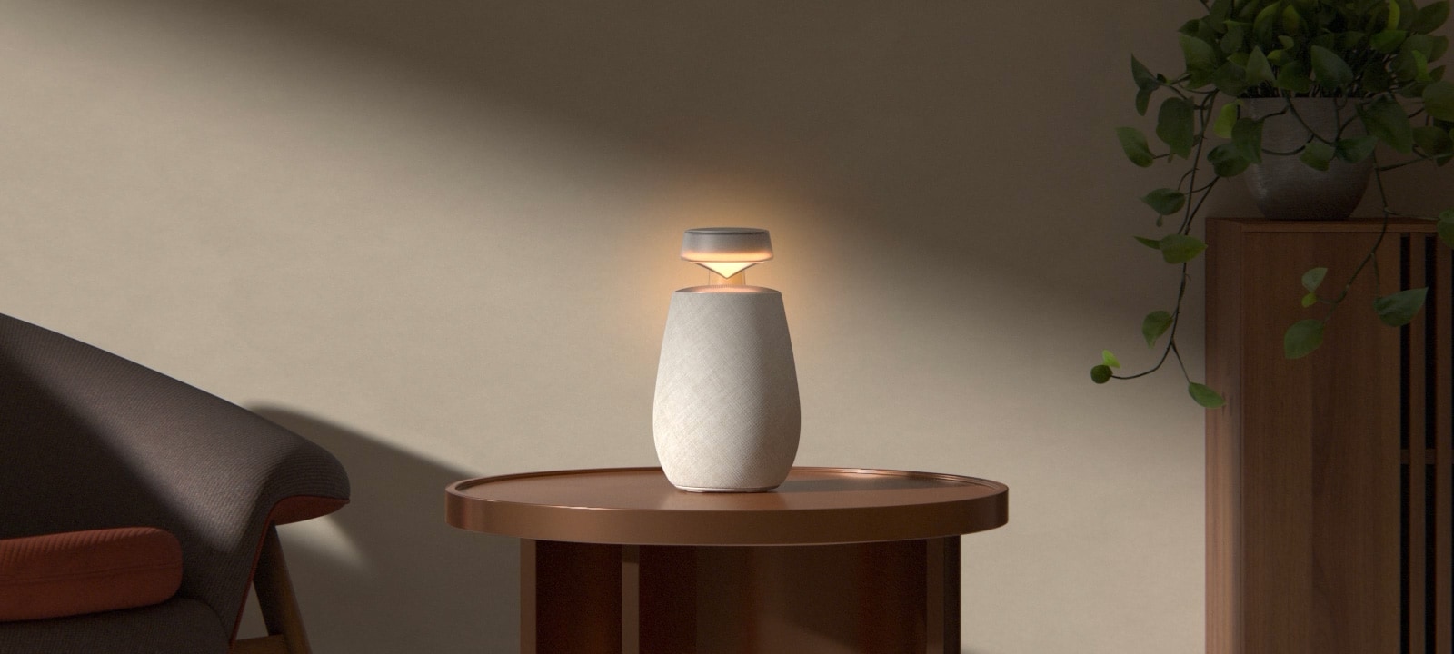 Video, mis näitab LG XBOOM 360 XO2T värvivalgustuse varieerumist.