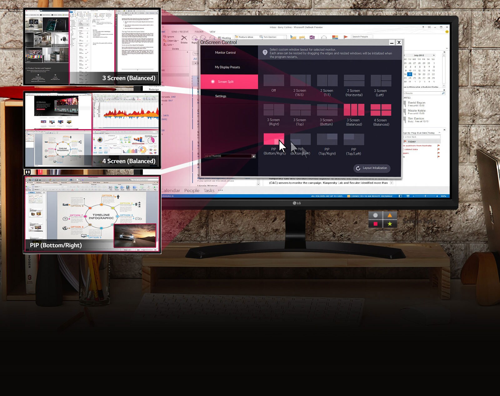 Kohandage tööala multitegumtööks