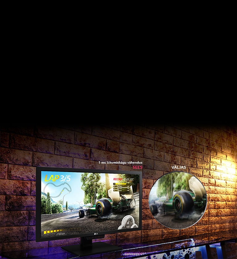 1 ms liikumishägu vähendusega monitor2