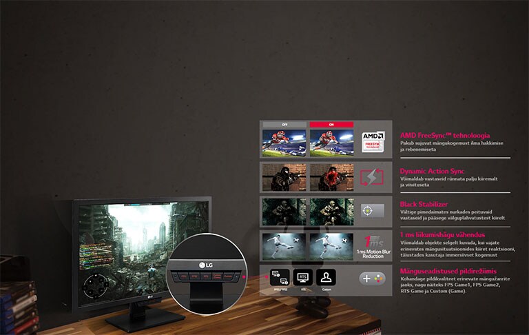 Erinevad mängufunktsioonid võitmiseks: Mängurežiim2