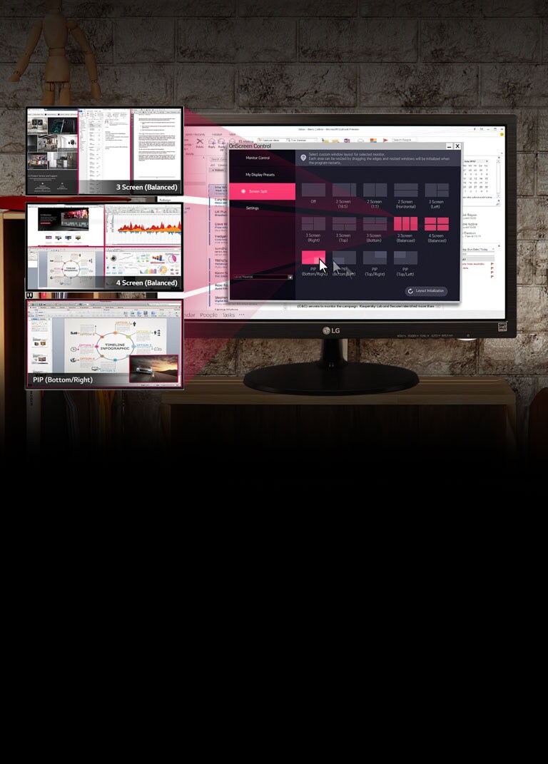 Kohandage tööala multitegumtööks