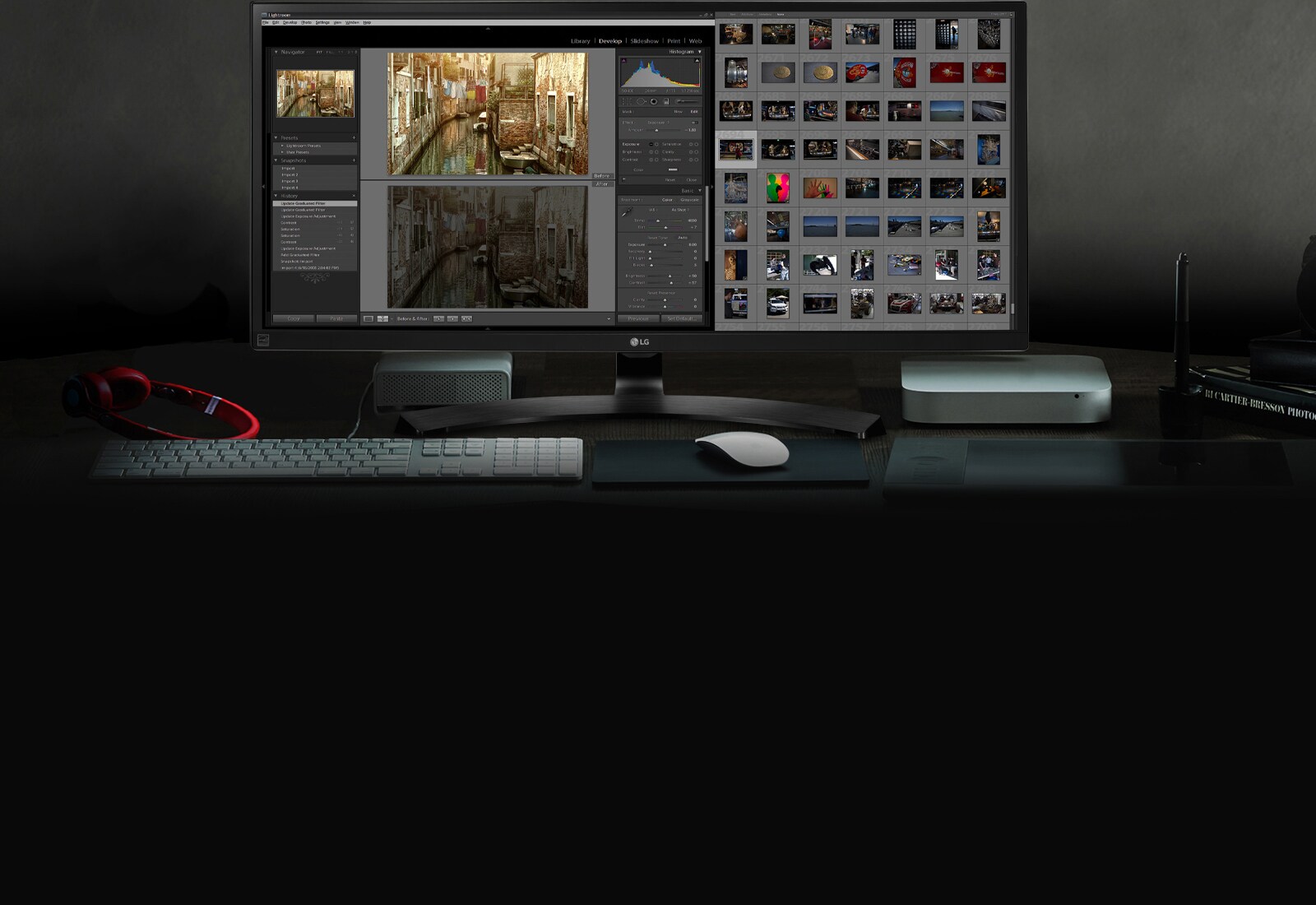 21:9 nõgus UltraWide™ QHD IPS ekraanil1